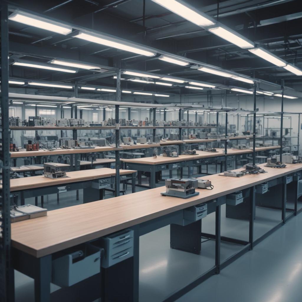 Промышленная и антистатическая мебель: особенности выбора и применения